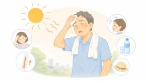 熱中症とは？｜初期症状・応急処置・受診の目安を解説